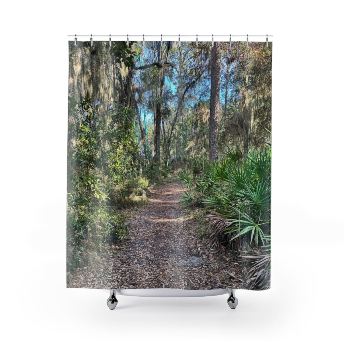 Jungle Path Southern Charm Series by Amanda Sherrell Shower Curtain - Tranquil Nature Decor for Relaxing Bathrooms