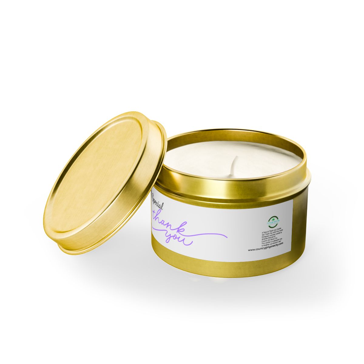 A Special Thank You Tin Candle - Scented Candle Gift for Celebrations