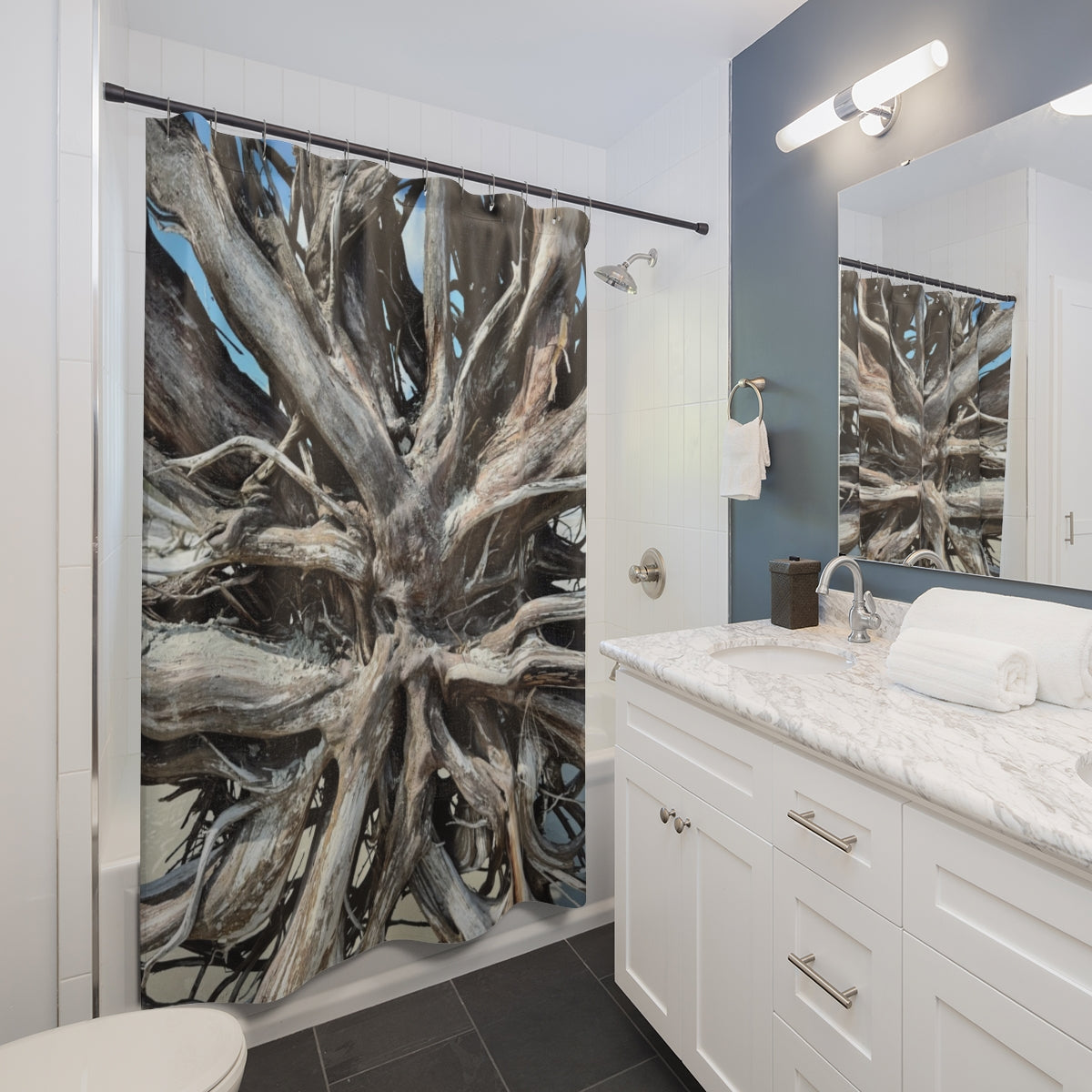 Rustic Roots Southern Charm Series by Amanda Sherrell Shower Curtain - Nature-Inspired Decor for Home Bathrooms