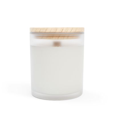 Fraser Fir Frosted Glass Candle - 11oz Inspirational Home Décor