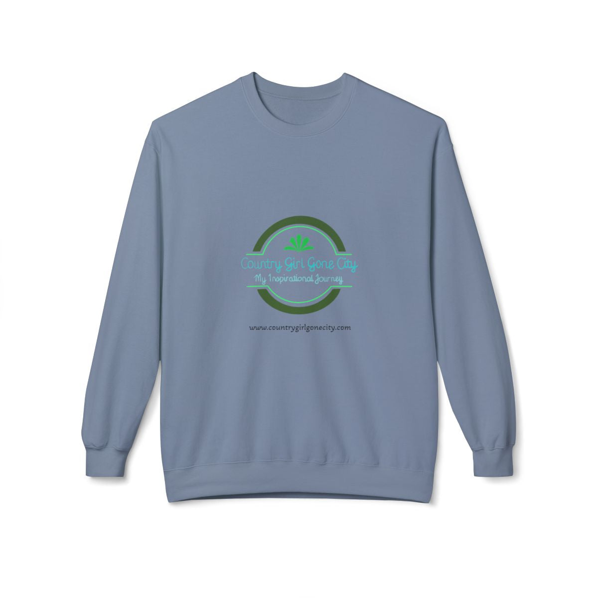 Country Girl Gone City My Inspirational Story Crewneck Sweatshirt