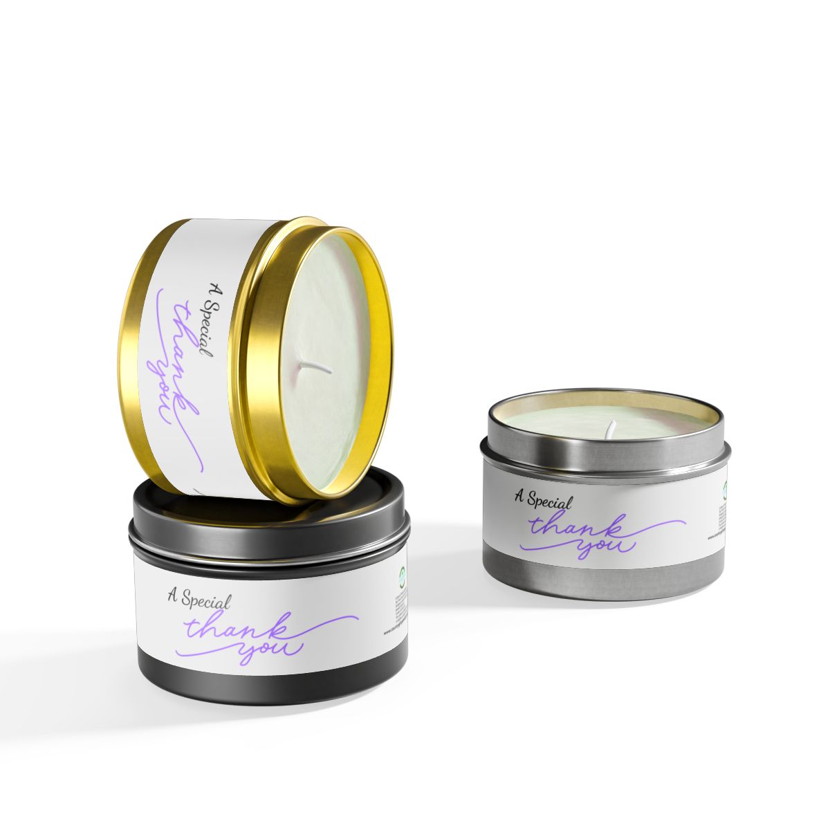 A Special Thank You Tin Candle - Scented Candle Gift for Celebrations