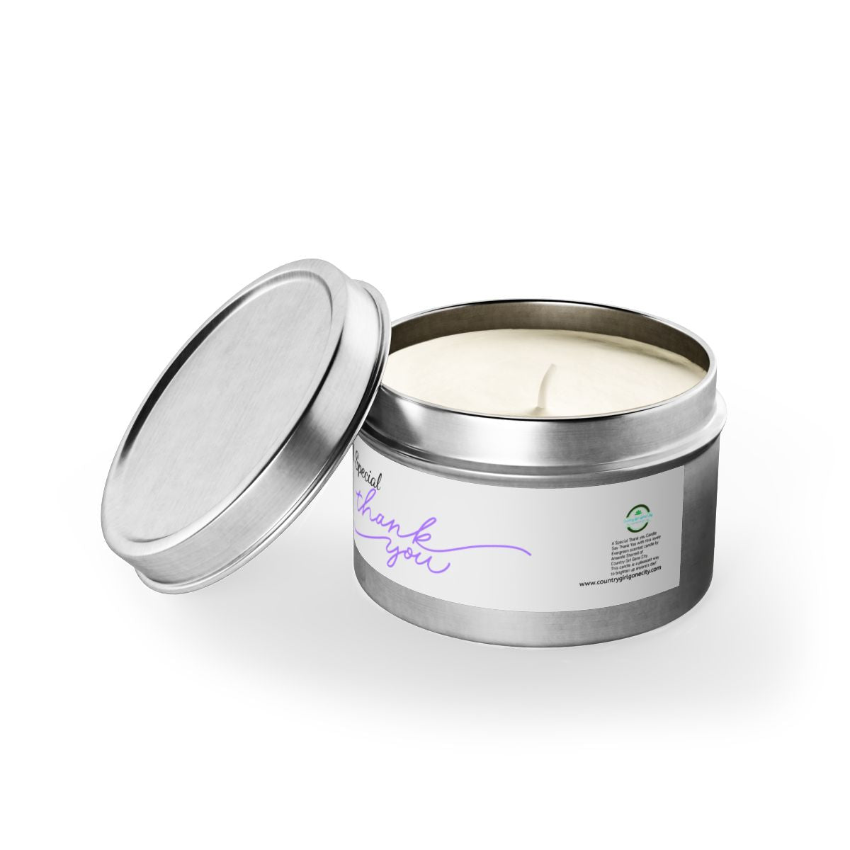 A Special Thank You Tin Candle - Scented Candle Gift for Celebrations