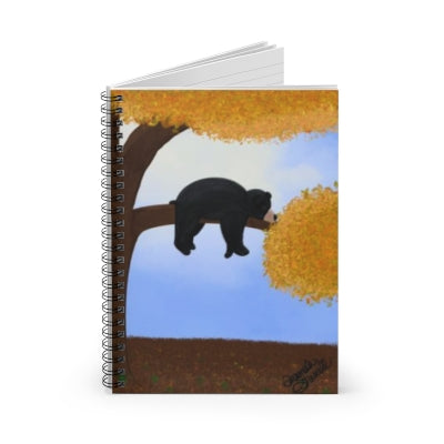 Lazy Dayz Spiral Notebook - Ruled Line for Nature Lovers