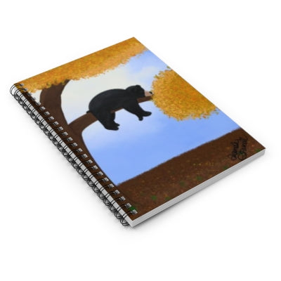 Lazy Dayz Spiral Notebook - Ruled Line for Nature Lovers